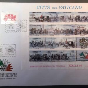 Citta del Vaticano Esposizione Mondiale Filatelia Italia 85
