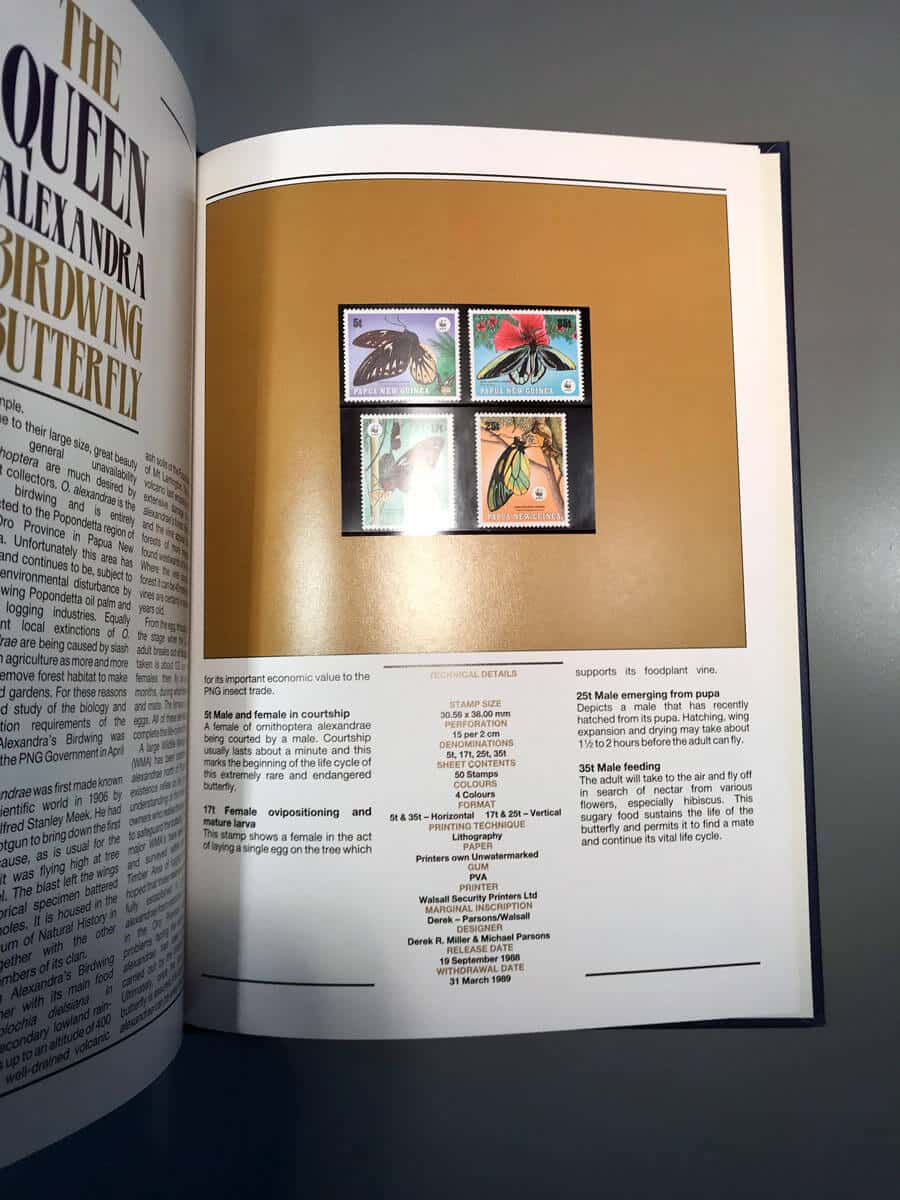 Papua Neu Guinea Briefmarken Jahrbuch 1986